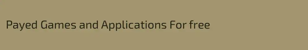 Payed Games and Applications For free